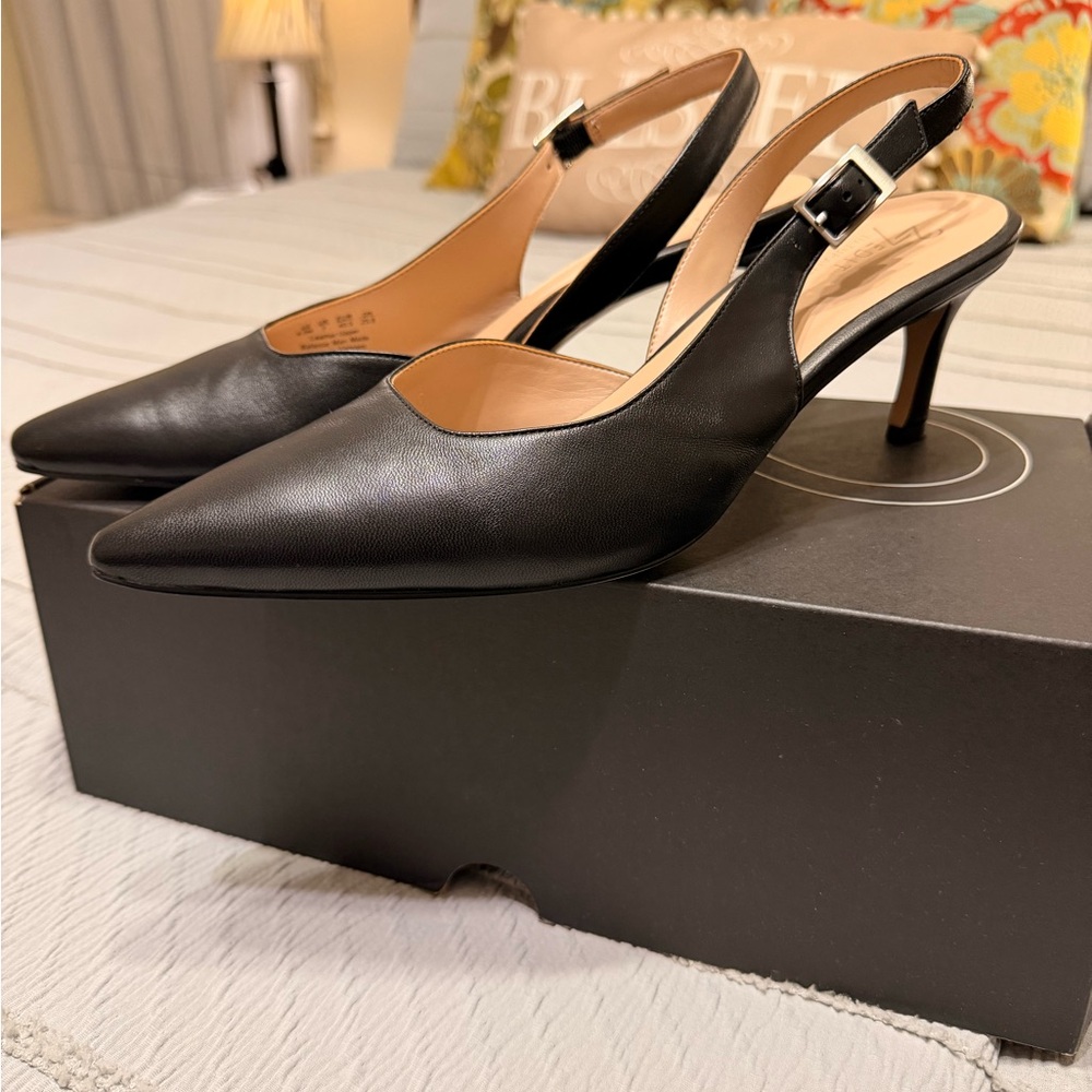 Naturalizer Elegant Black Pointed Heels